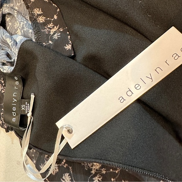 Adelyn Rae Black Floral Mini Dress - Picture 2 of 5